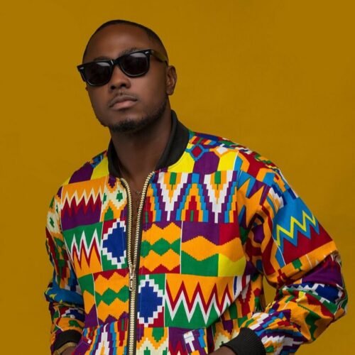 Bomber-Jacket-Kente Jamal Bomber Jacket in African Kente Print